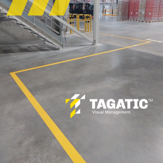 oznaczenia na halach produkcyjnych - linie poziome