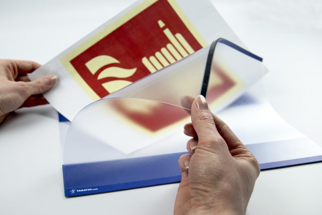 Ramka 5S z białym poddrukiem UV